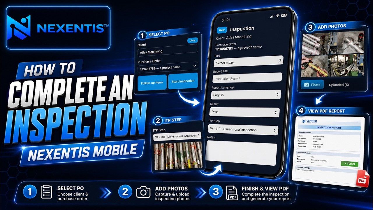 How to Complete an Inspection with Nexentis Mobile