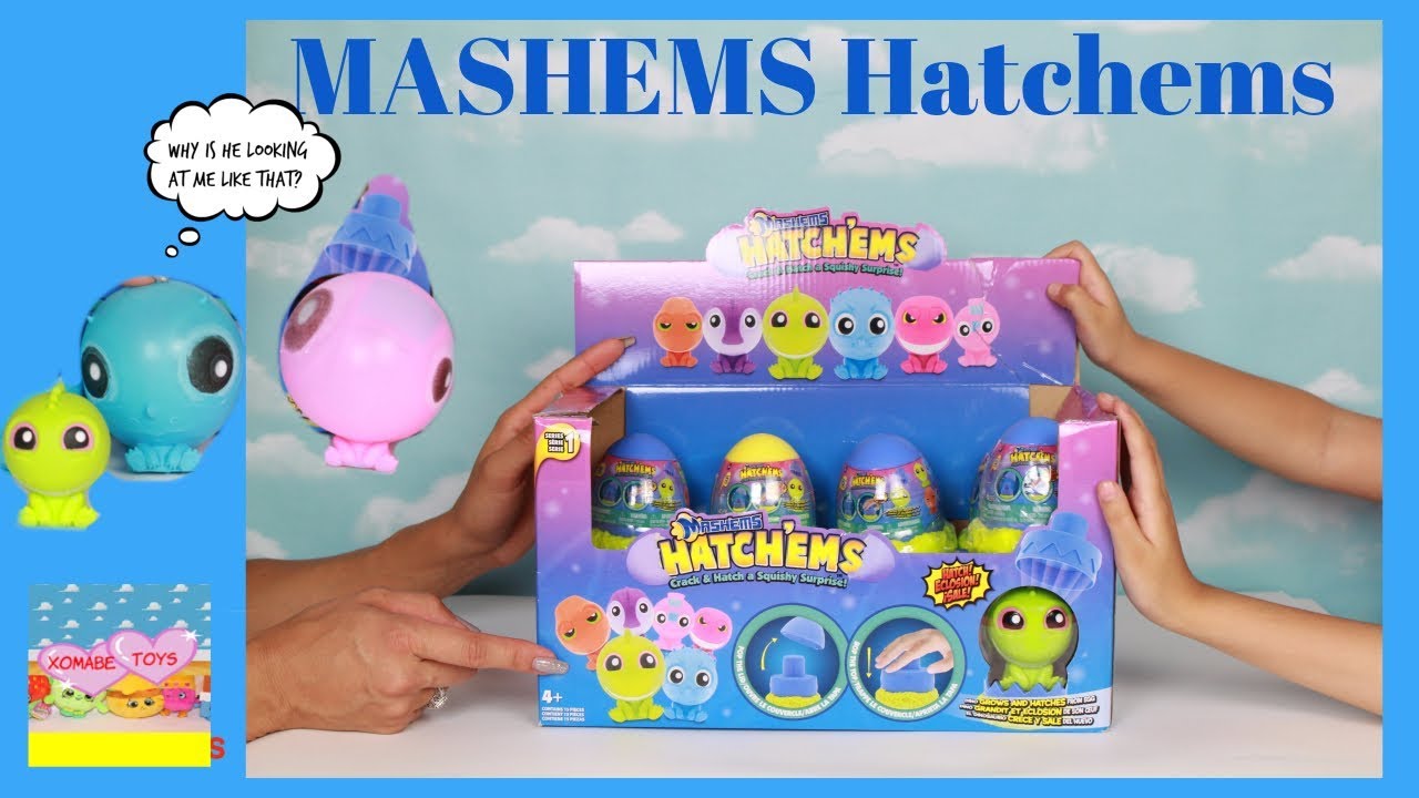 Mashems Hatchems Series 1 Surprise Squishy Animals