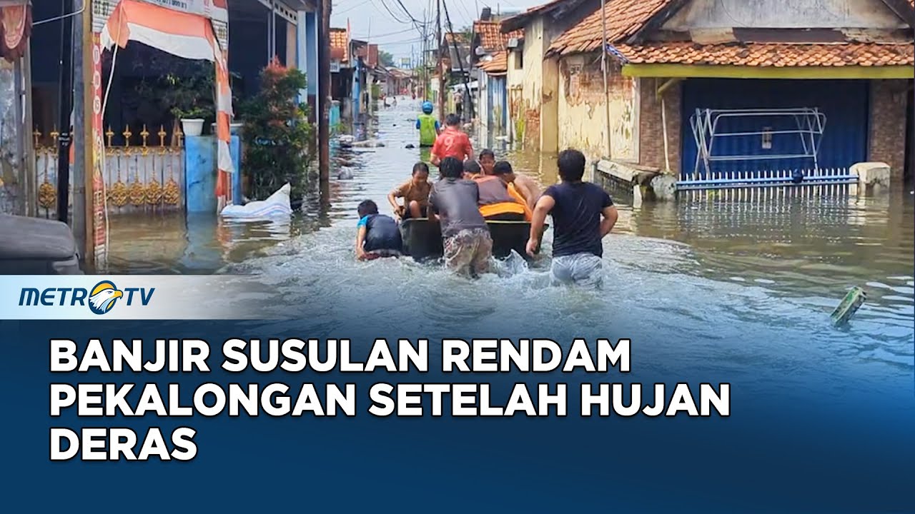 Banjir Kembali Rendam Pekalongan Usai Hujan Deras
