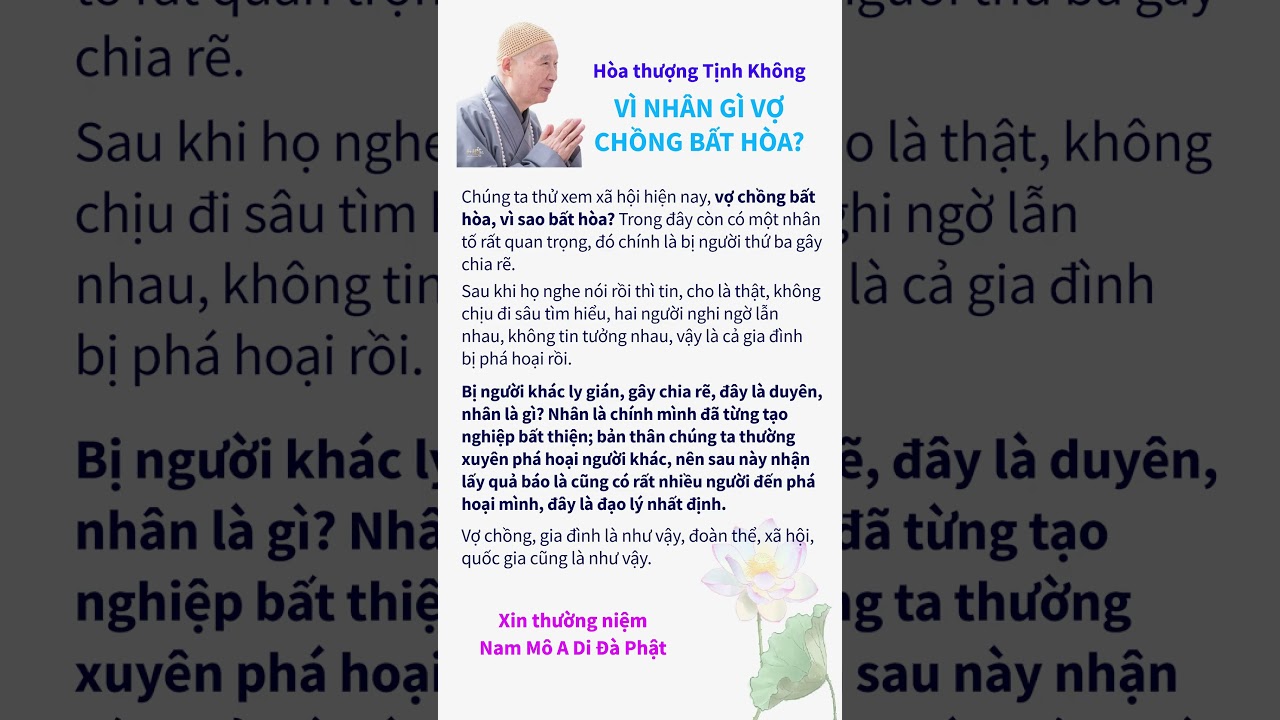 V&Igrave; NH&Acirc;N G&Igrave; VỢ CHỒNG BẤT H&Ograve;A?