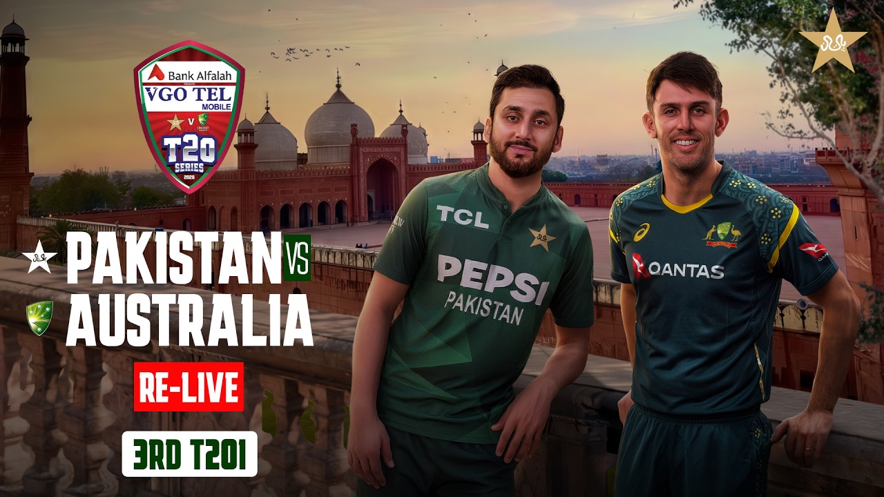 🔴 - 𝐑𝐄𝐋𝐈𝐕𝐄 | Pakistan vs Australia, 3rd T20I at Lahore, Feb 01 2026 | PCB | MR1K