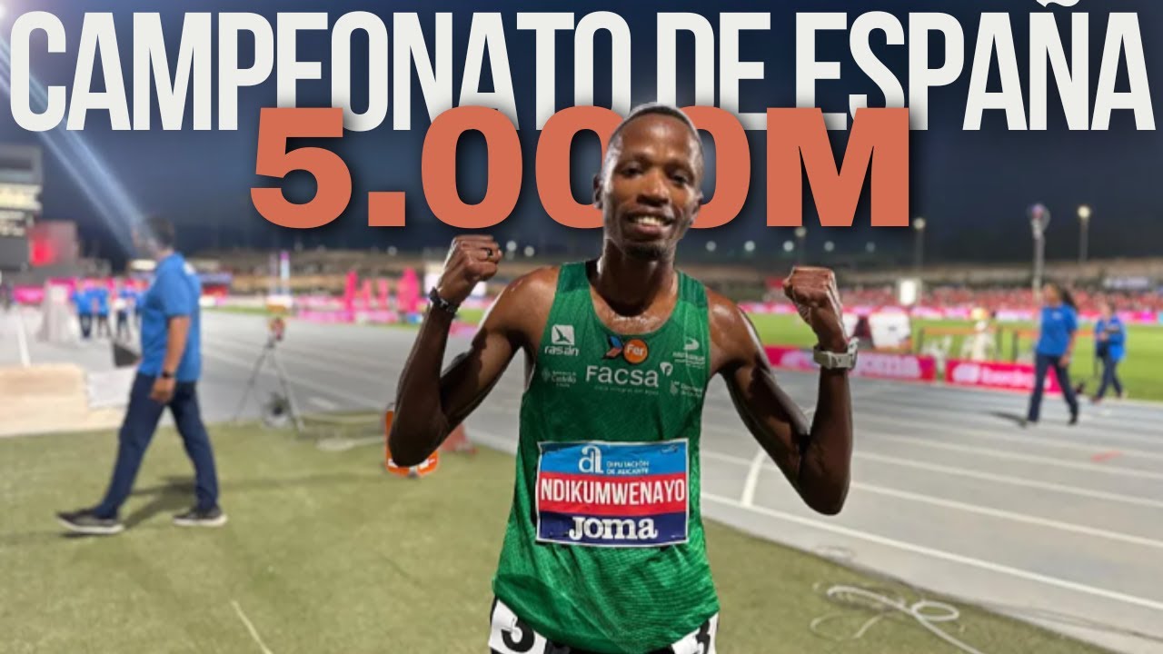 FINAL 5000M MASCULINO  CAMPEONATO ESPAÑA LA NUCÍA 2024