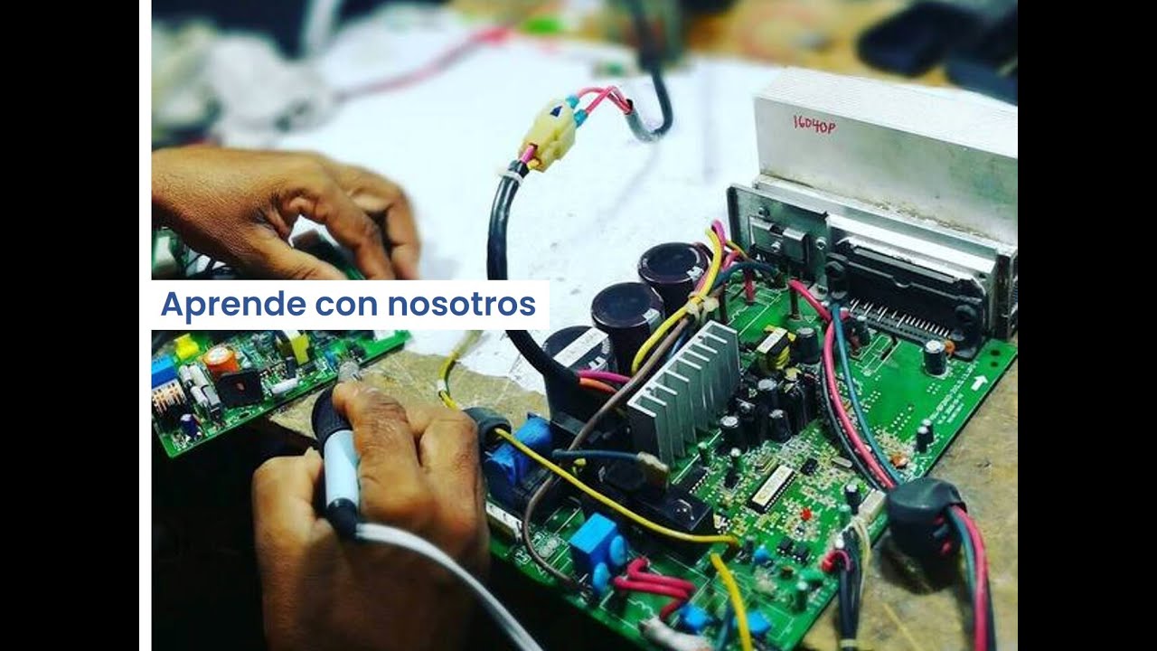 Reparación de tarjeta de aire acondicionado inverter.