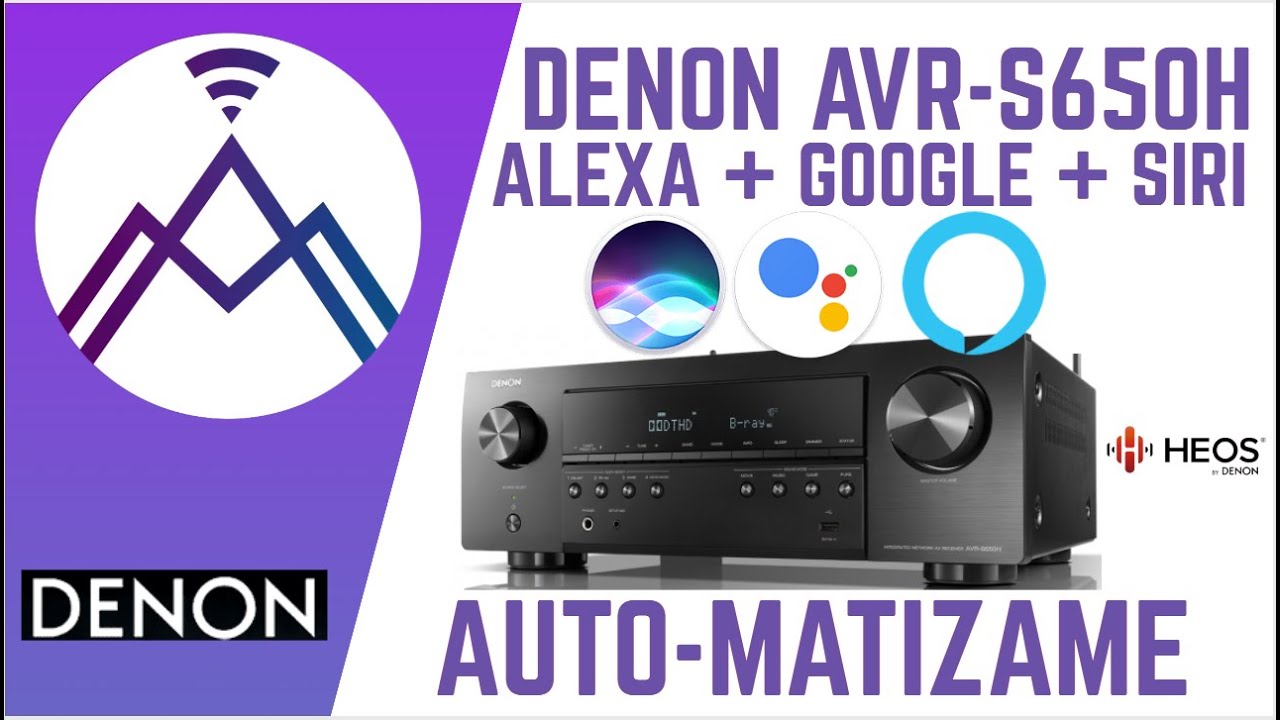 DENON S650H COMPATIBLE CON ALEXA + GOOGLE HOME + SIRI