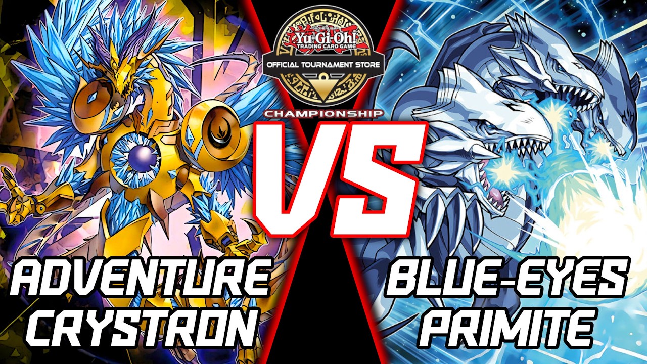 Yugioh OTS Championship | Round 4 | Adventure Crystron deck vs Primite Blue-eyes white dragon |