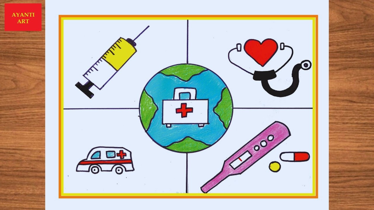 National doctor day drawing || Doctor day drawing || world doctor day poster ||  Doctor's day poster