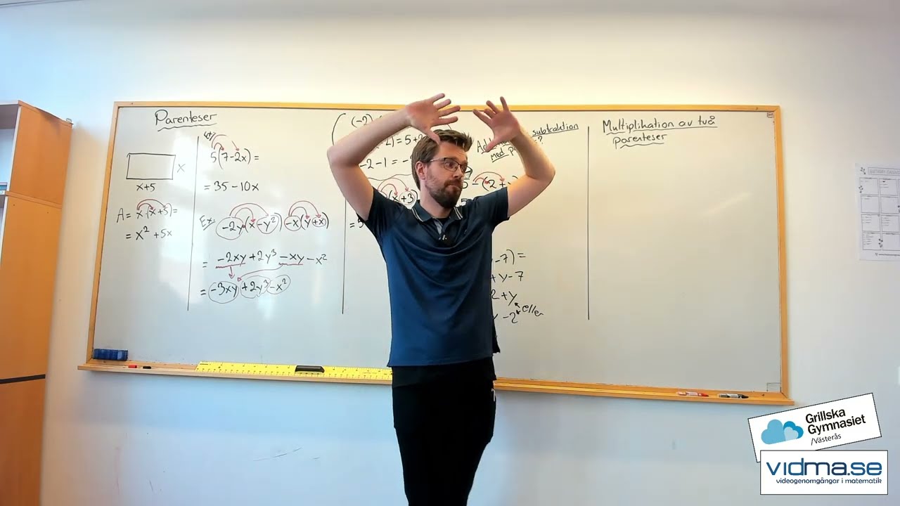 Matematik 1. UTTRYCK MED PARENTESER. Del 1: Viktig och tydlig genomg&aring;ng om grunderna!