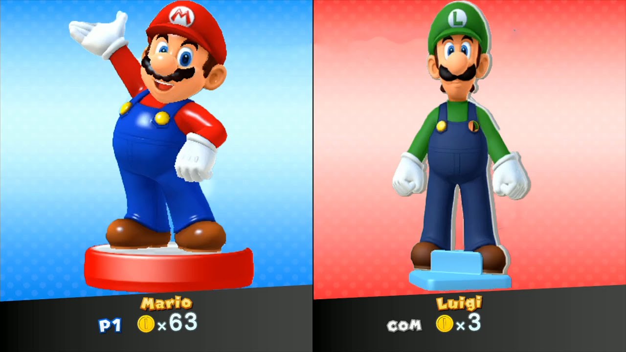 Mario Party 10 - Amiibo Party - Mario Vs Luigi (Master Cpu)