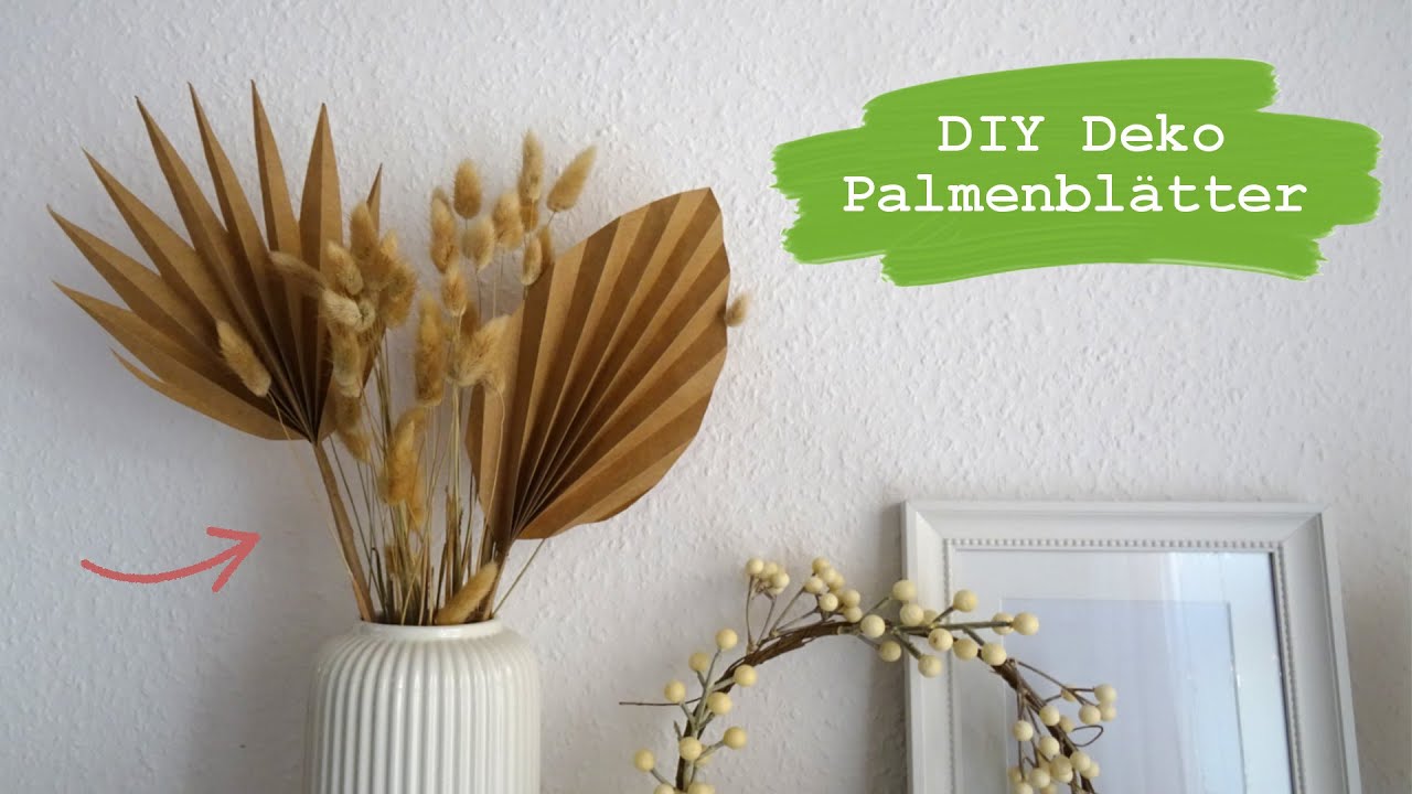 Deko-Palmenblätter | DIY Palmenblätter | kreative DIY Ideen
