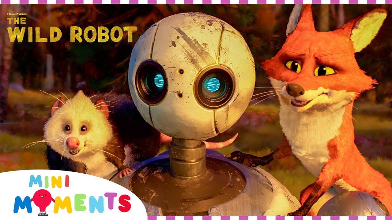 Meet Roz! 🤖 | The Wild Robot | Mini Moments