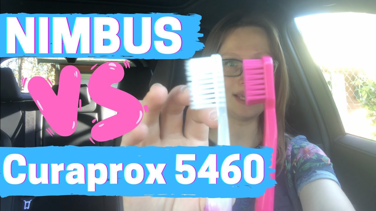 Сравнение зубных щеток Nimbus и Curaprox 5460 | Какая лучше? + Розыгрыш!