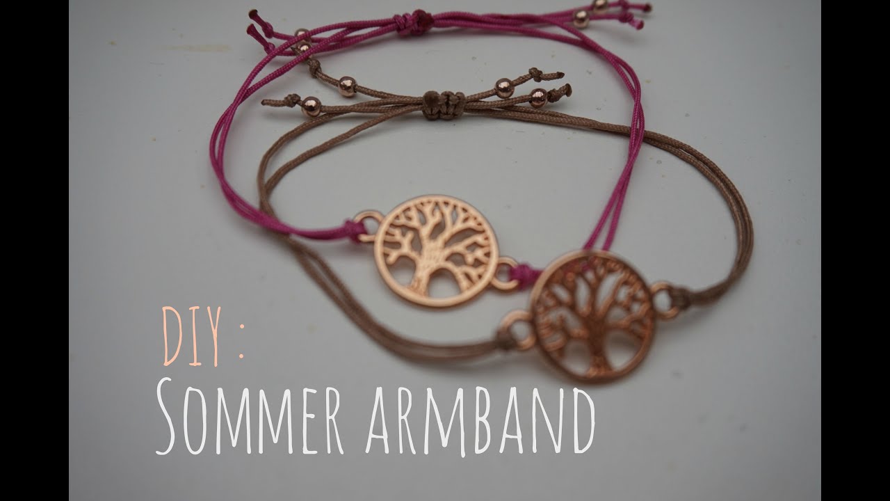 ♡ DIY Sommer Shambella Armband