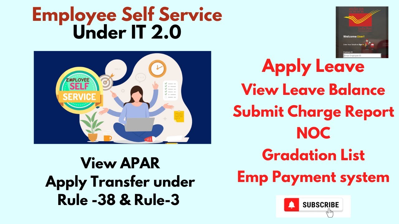 Employee Self Service under IT 2.0 Portal | How to apply Leave | Employee Self Service |