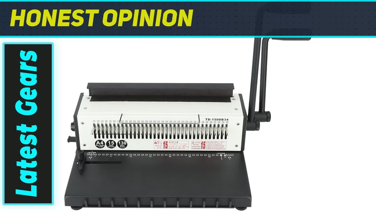 Best 34-Hole Spiral Coil Punching Machine: A Manual Book Maker Powerhouse