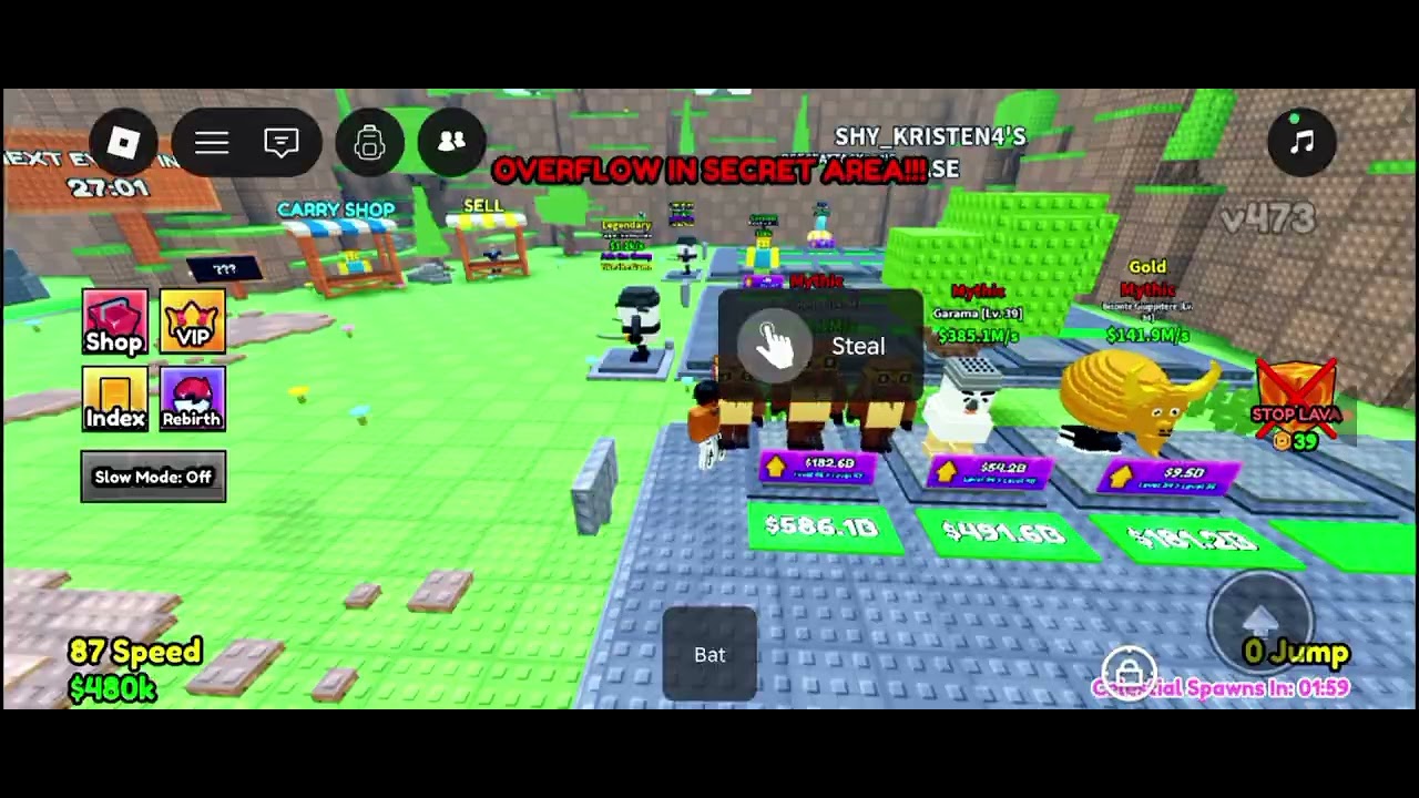 Escape lava for brainrots