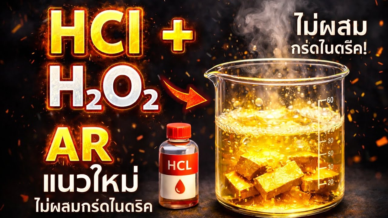 กรด AR ไม่ผสมกรดไนตริค ไร้ควันสีส้มทำร้ายร่างกาย