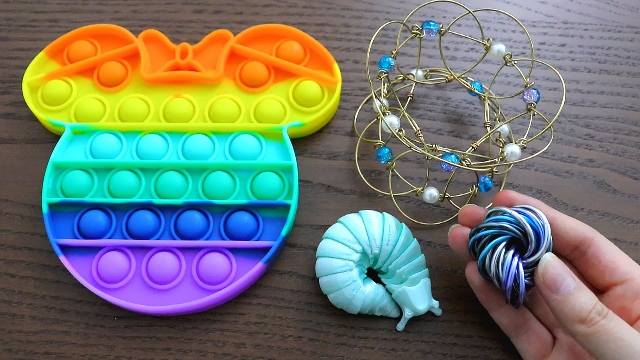 Playing with Unique Fidget Toys + Unboxing ASMR