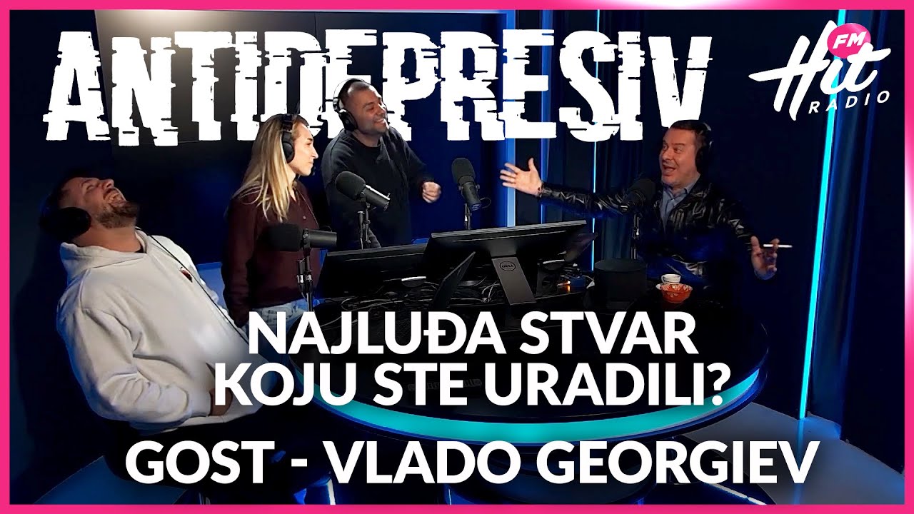 Antidepresiv 05.12.2025 - GOST @VladoGeorgievVIPPER  - Najluđa stvar koju ste uradili?