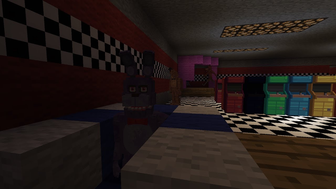 Мод Minecraft FNAF Universe | Главный зал и Пиратская бухта (Эпизод 2)