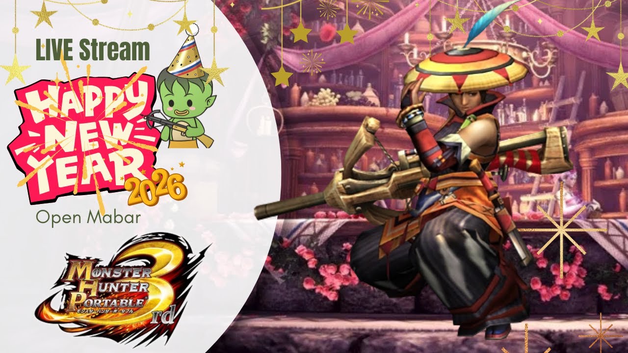 LIVE Monster Hunter Portable 3rd 60FPS: Happy New Year hari ke-8