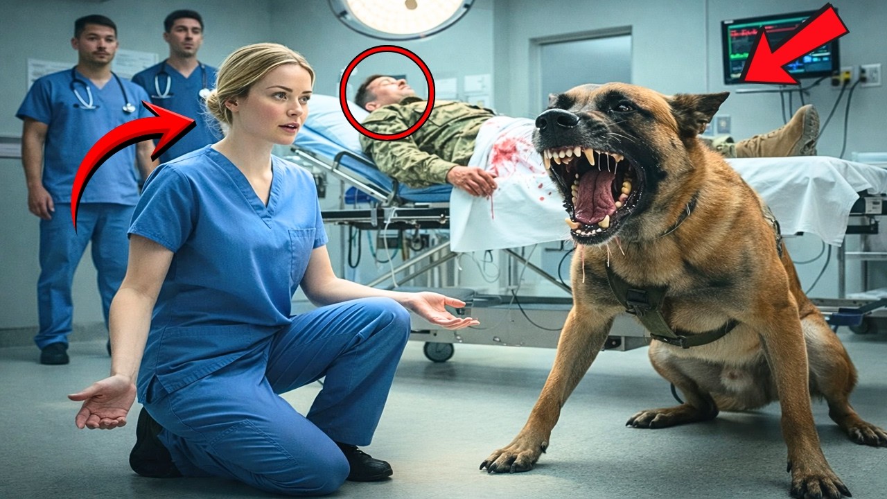 The K9 Wouldn’t Let Anyone Touch the Wounded SEAL — Until a Rookie Nurse Spoke a Secret Unit Code