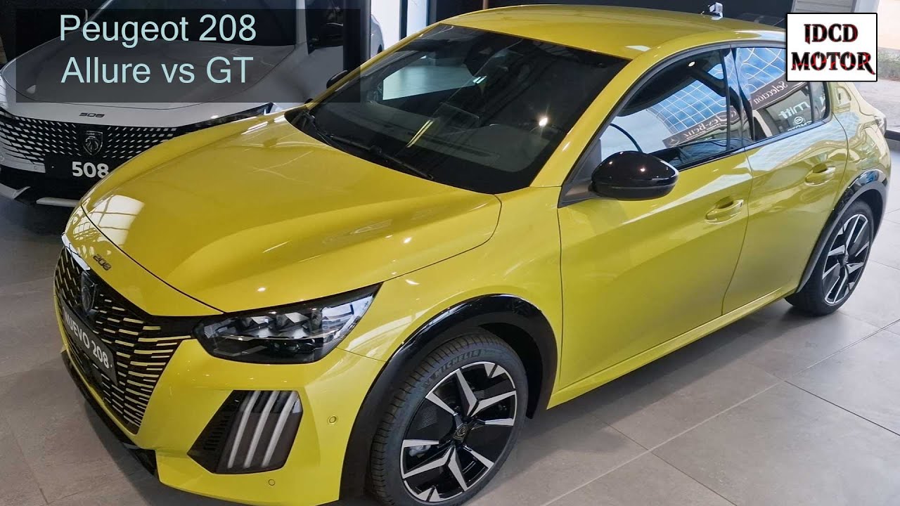 Peugeot 208 versión 2024 , acabados Allure Vs GT