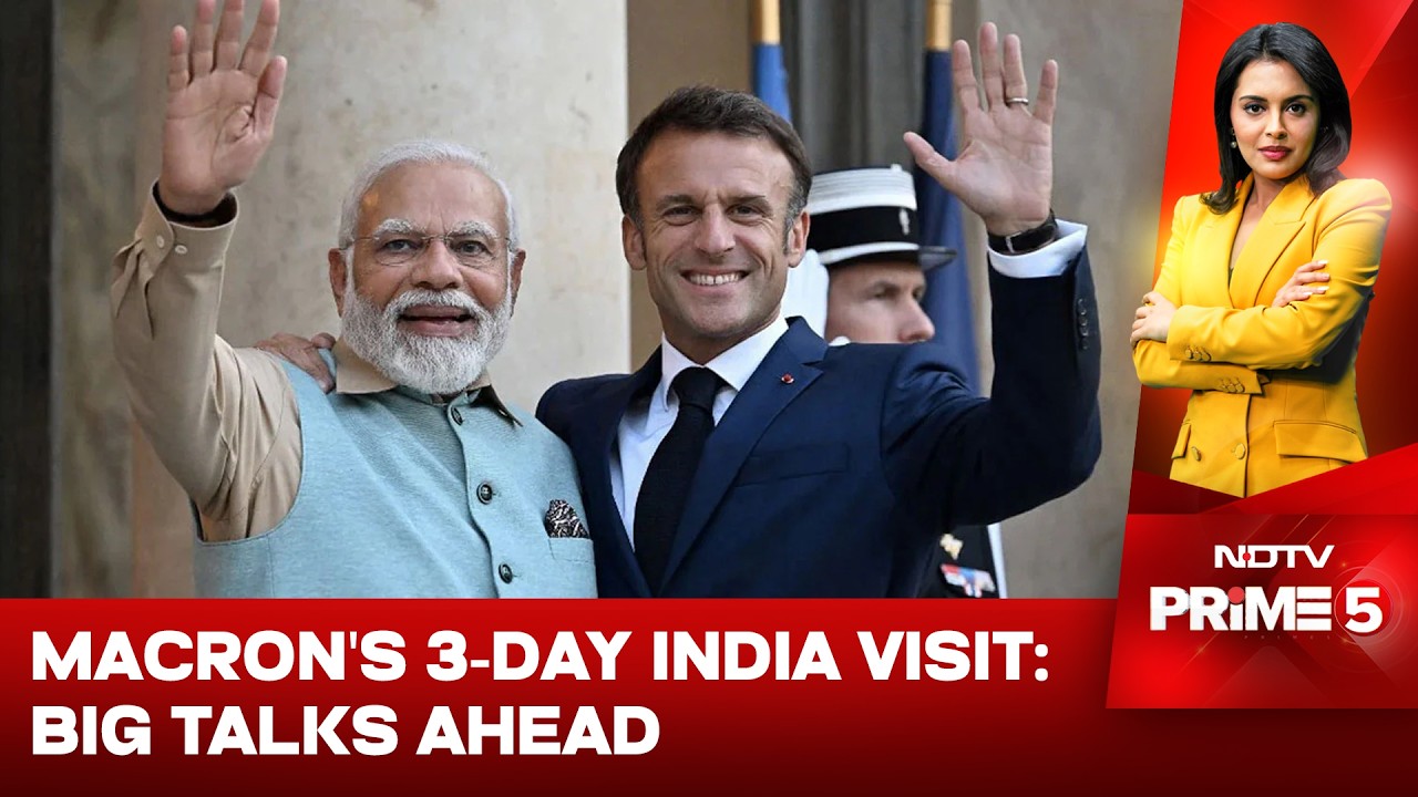 Macron India Visit | Macron's 3-Day India Visit: Defence To AI, Big Talks Ahead