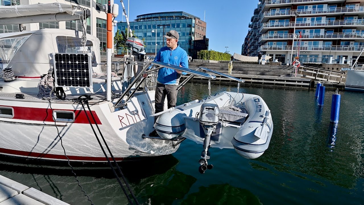 We found the PERFECT DAVITS for our dinghy - Ep. 202 RAN Sailing