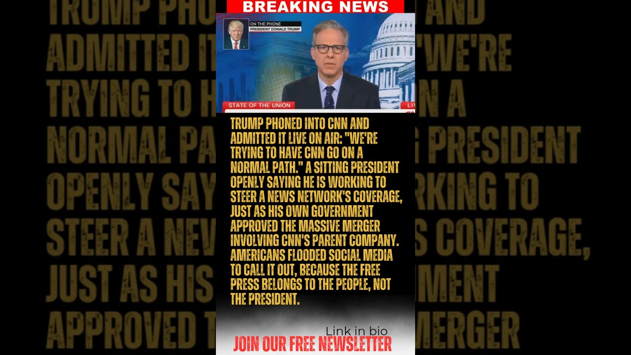 BREAKING: Trump admits live on CNN 
