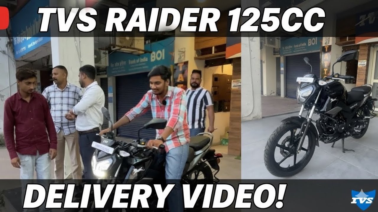 “TVS Raider 125 First Ride & Delivery Experience | Power Packed 125cc Beast!”