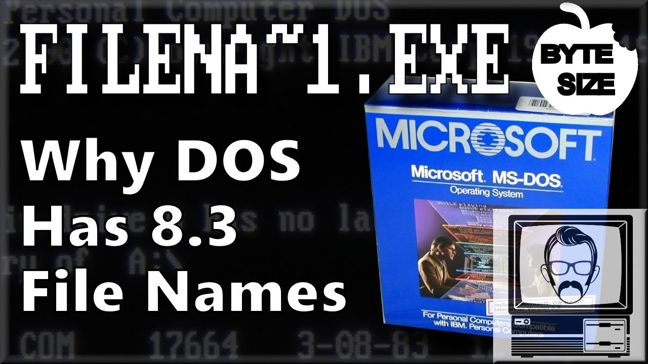 Why does DOS use 8.3 Filenames? [Byte Size] | Nostalgia Nerd