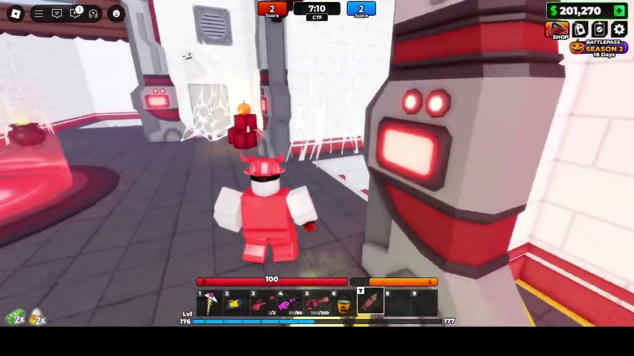 Flag Wars - going against an OP team + laggy match