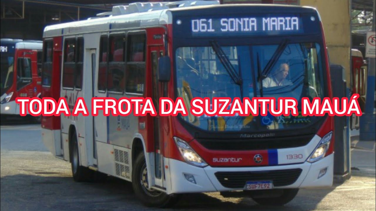 Toda a Frota da Suzantur Mauá