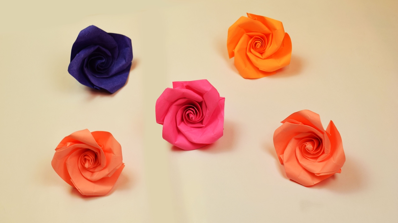 How to make a paper Rose?