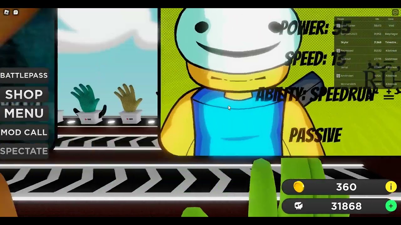 Alpha Killstreak Intro + Slap Battles Update