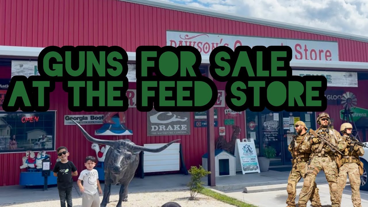 They sell guns at the feed store | Georgia gun laws rule over California gun laws