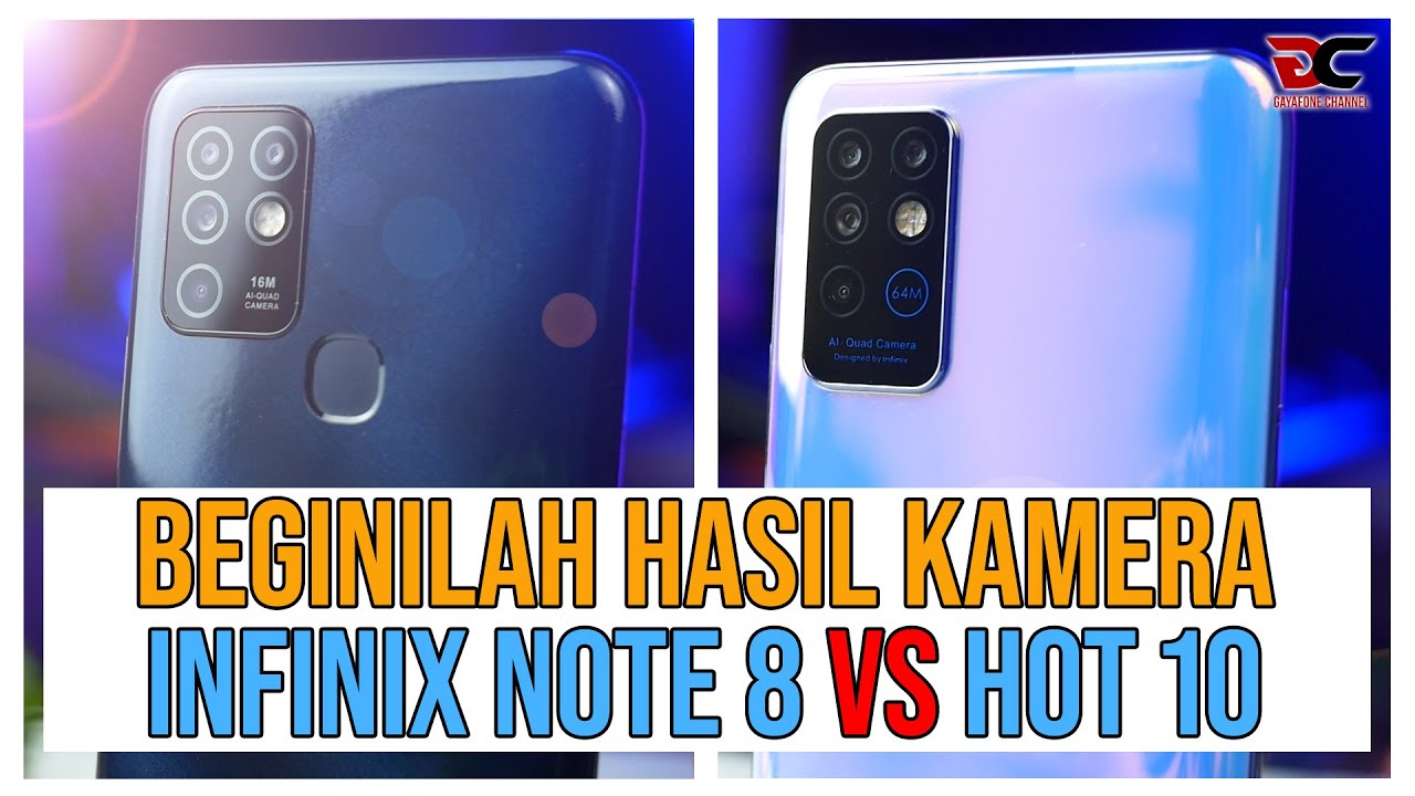 BEGINI HASIL KAMERA INFINIX NOTE 8 VS INFINIX HOT 10