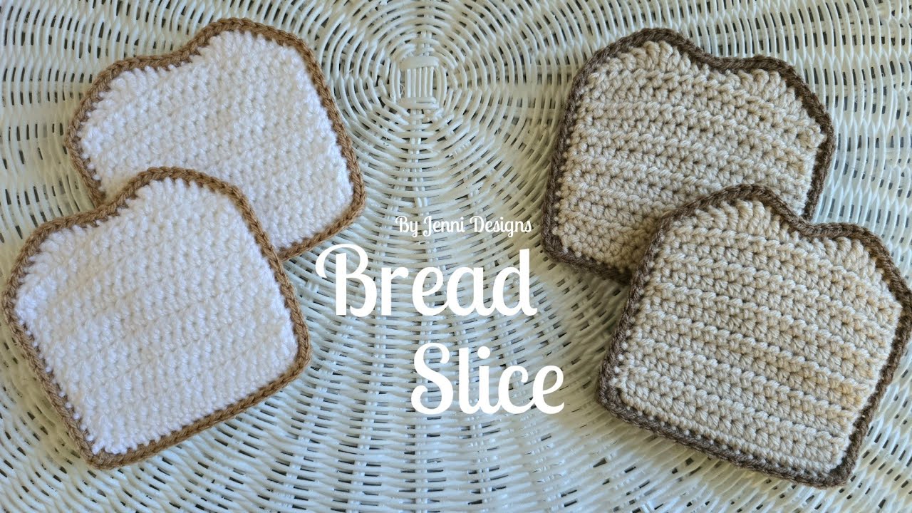 Crochet Pattern Tutorial: Play Bread Slice