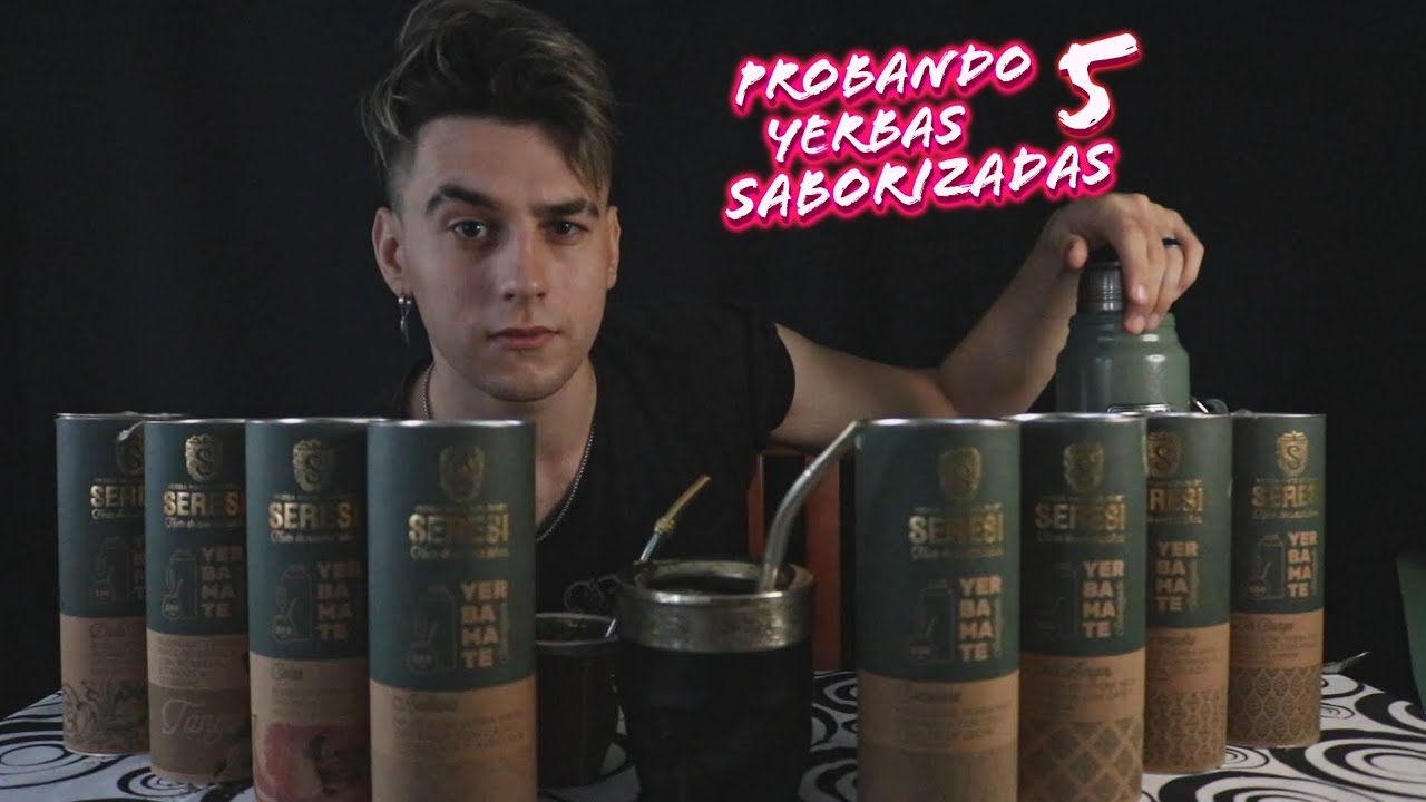 ASMR - PROBANDO YERBAS SABORIZADAS 5🌙😋(ASMR Español Argentina)