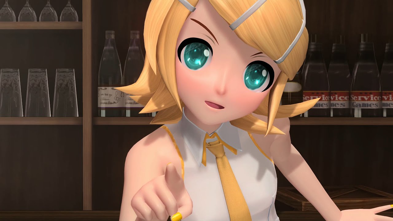こっち向いて Baby_rin-Cover-【Project Diva MegaMix+】#鏡音リン #Kagmine_Rin #vocaloid #projectdiva