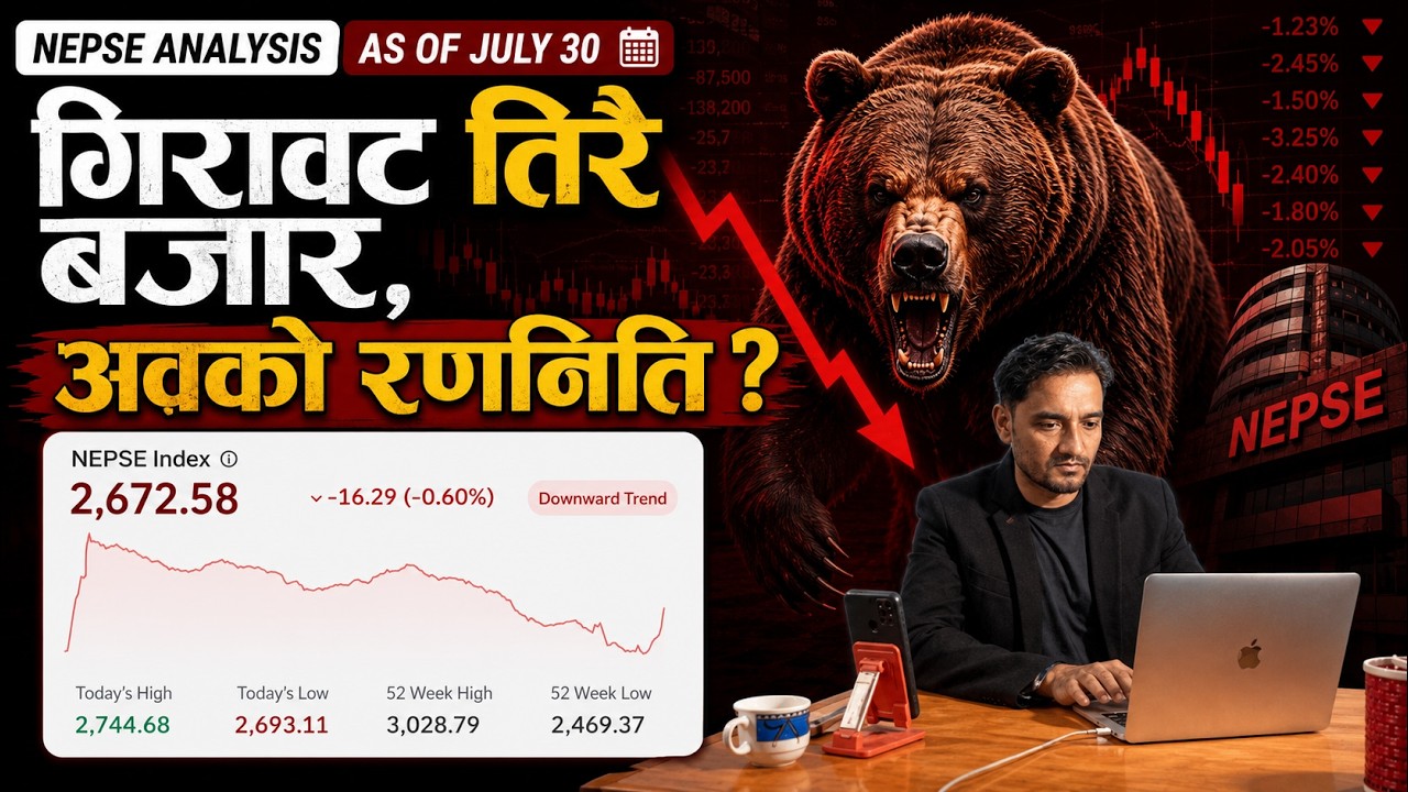 July 30 | Nepse Daily Market Update | Stock Market Analysis by Ram Hari Nepal