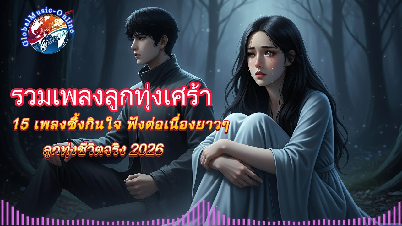 รวมเพลงลูกทุ่งเศร้า 15 เพลงซึ้งกินใจ ฟังต่อเนื่องยาวๆ | ลูกทุ่งชีวิตจริง 2026 by GlobalMusic-Online