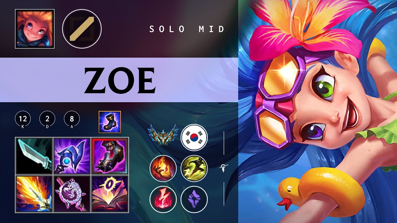 Zoe Mid vs Galio - KR Challenger Patch 26.05