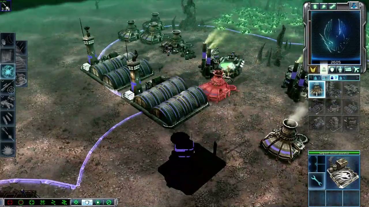 Command & Conquer  3  Gniew Kane'a -  1v1v1  3x ZOCOM