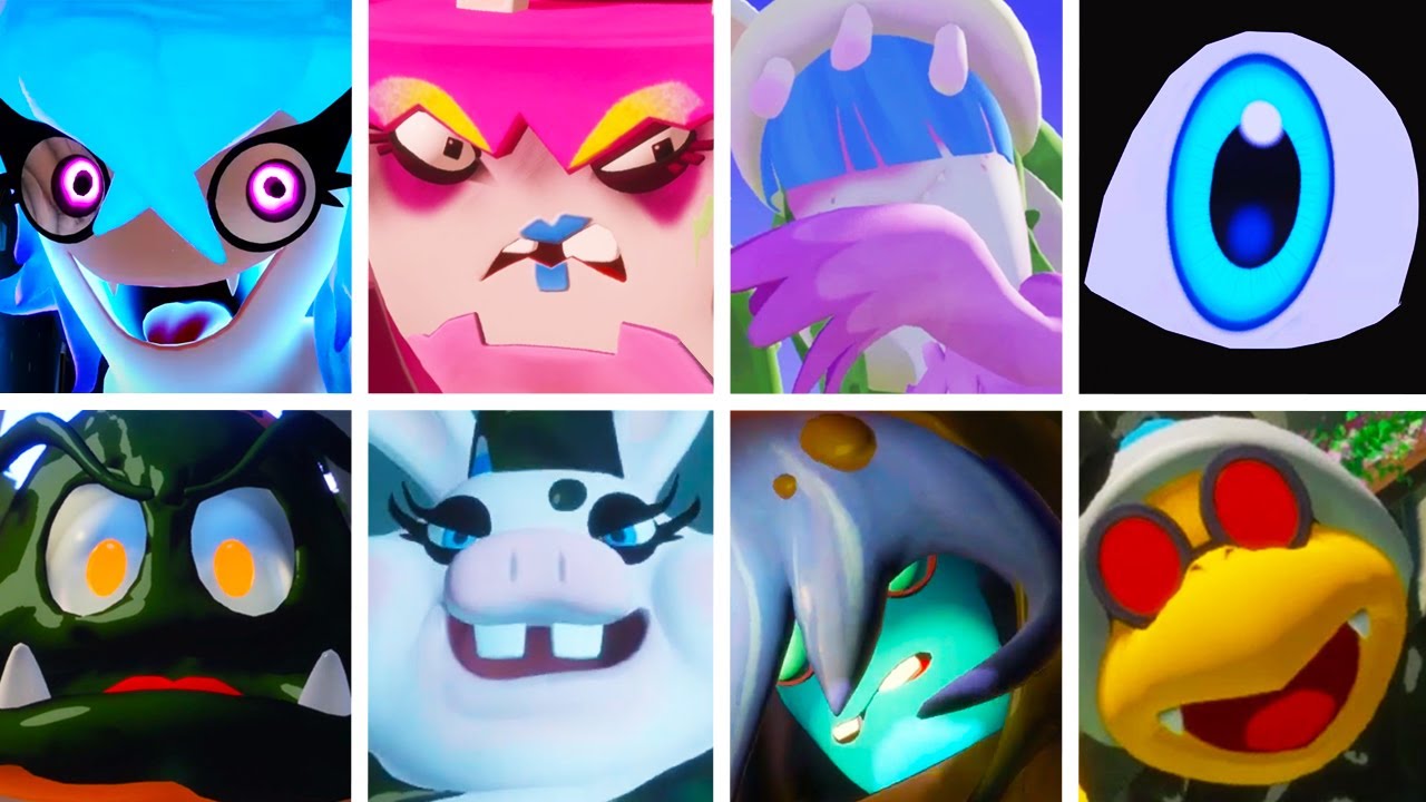 Mario + Rabbids Sparks of Hope - All Bosses & Secret Bosses