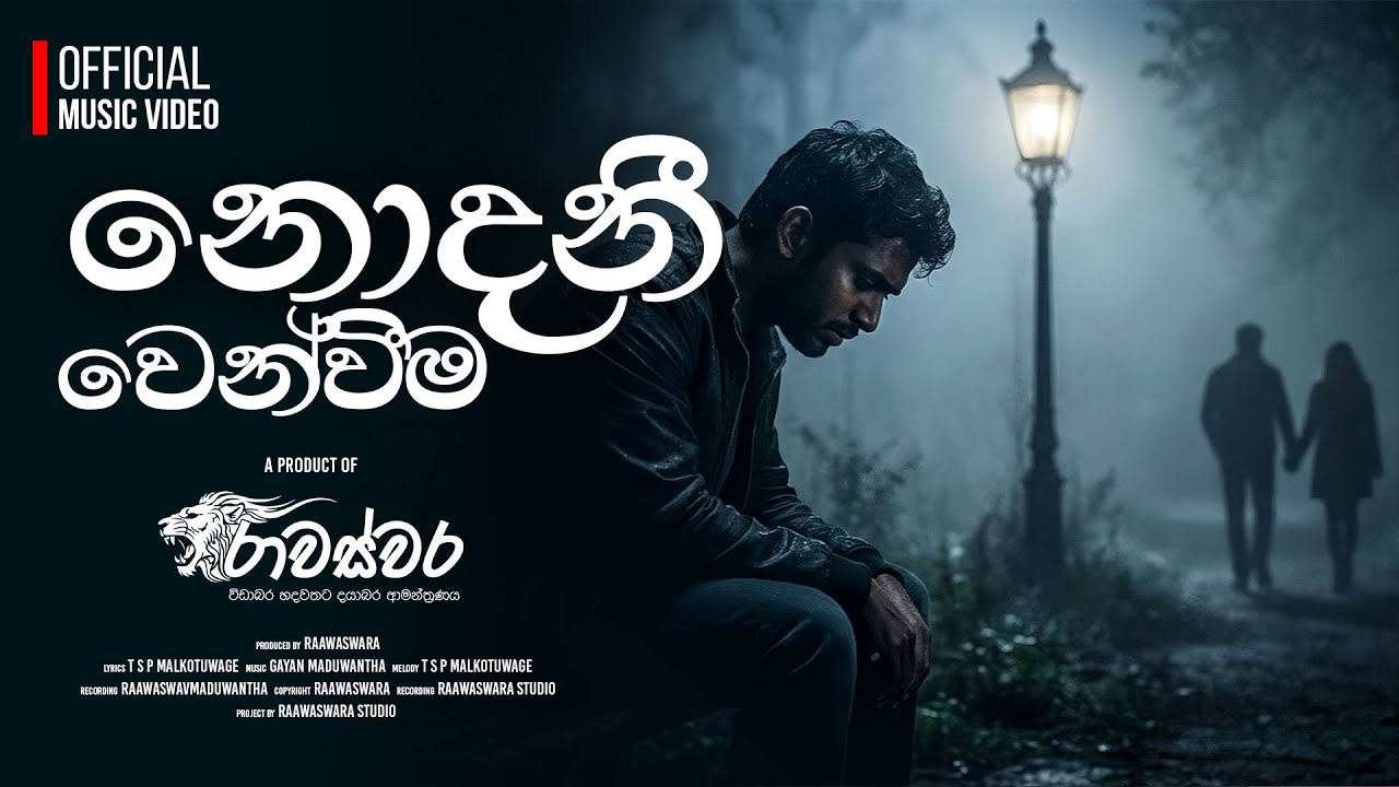 නොදනී වෙන්වීම (Nodani Wenweema) Official Song | @raawaswara