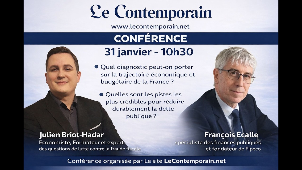Débat entre François Ecalle, fondateur de Fipeco, et Julien Briot-Hadar, économiste.