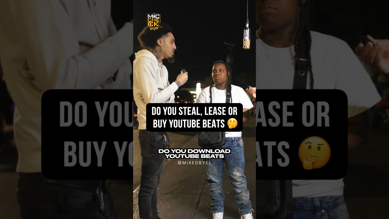 Do You Steal, Lease Or Buy YouTube Beats