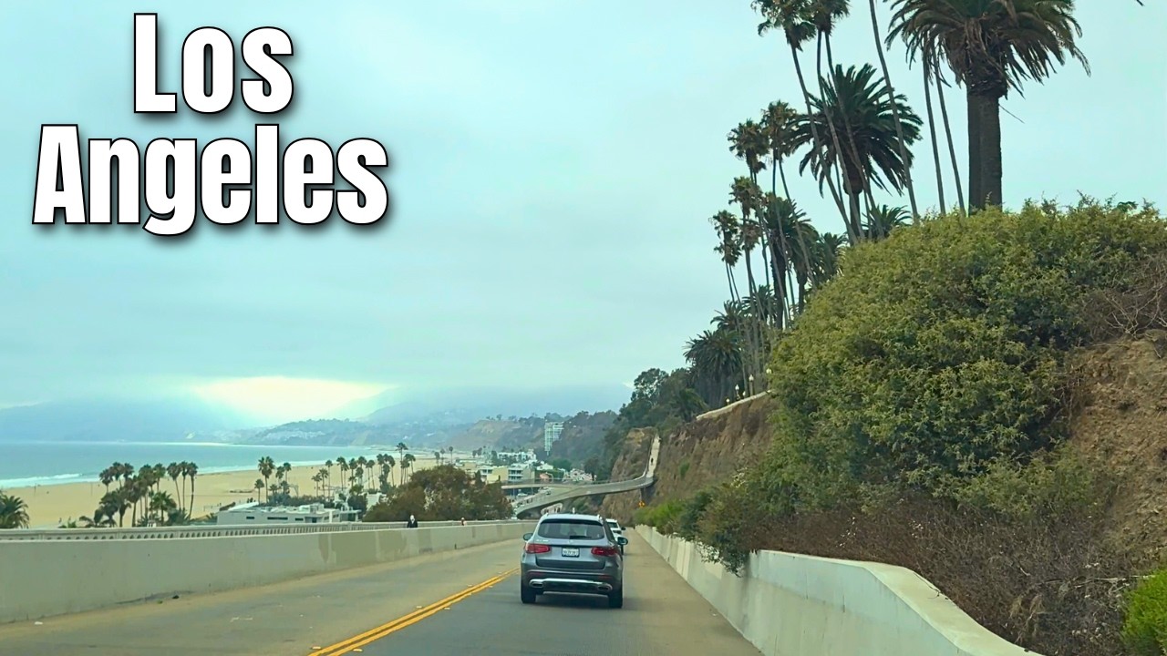 Santa Monica to Mulholland Drive 4K POV | Coast to Canyon in LA