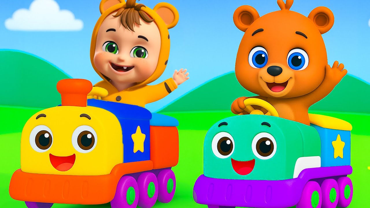 Wheels On the train | wheels On the Bus | Nursery Rhymes And Kids Songs Toddler